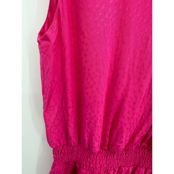Cupcakes & Cashmere Dress Women SMALL NWT Pink Azalea Tasha Sleeveless V-Neck - Picture 7 of 11